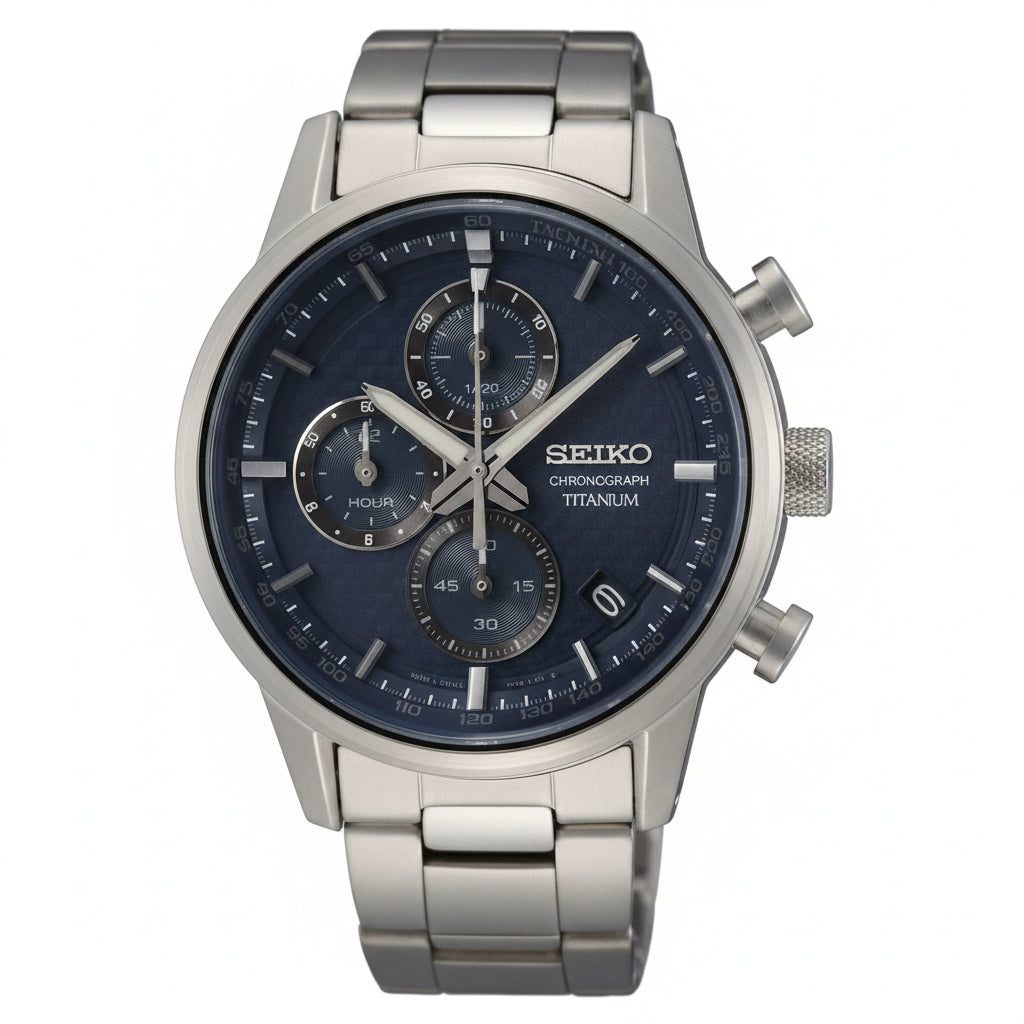 Seiko Chronograph Titanium SSB-387