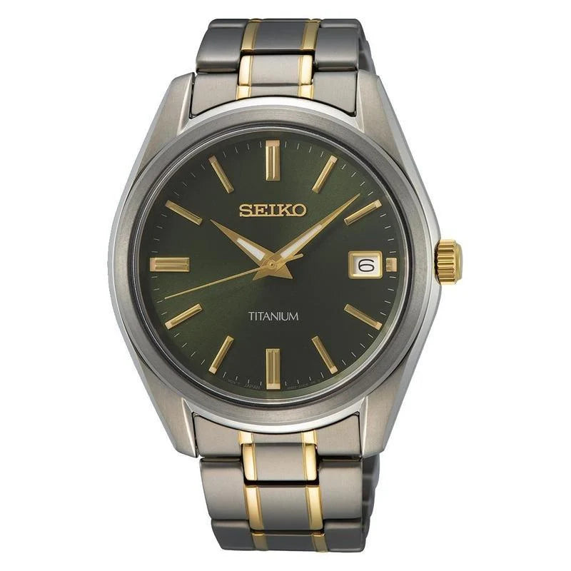 Seiko Titanium Dress Watch SUR3771P1